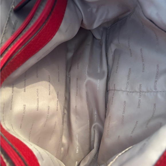 Michael Kors Cherry Red Shoulder Bag - Picture 5 of 12